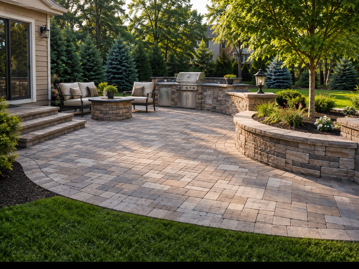 Hardscaping project, Booked Then Built