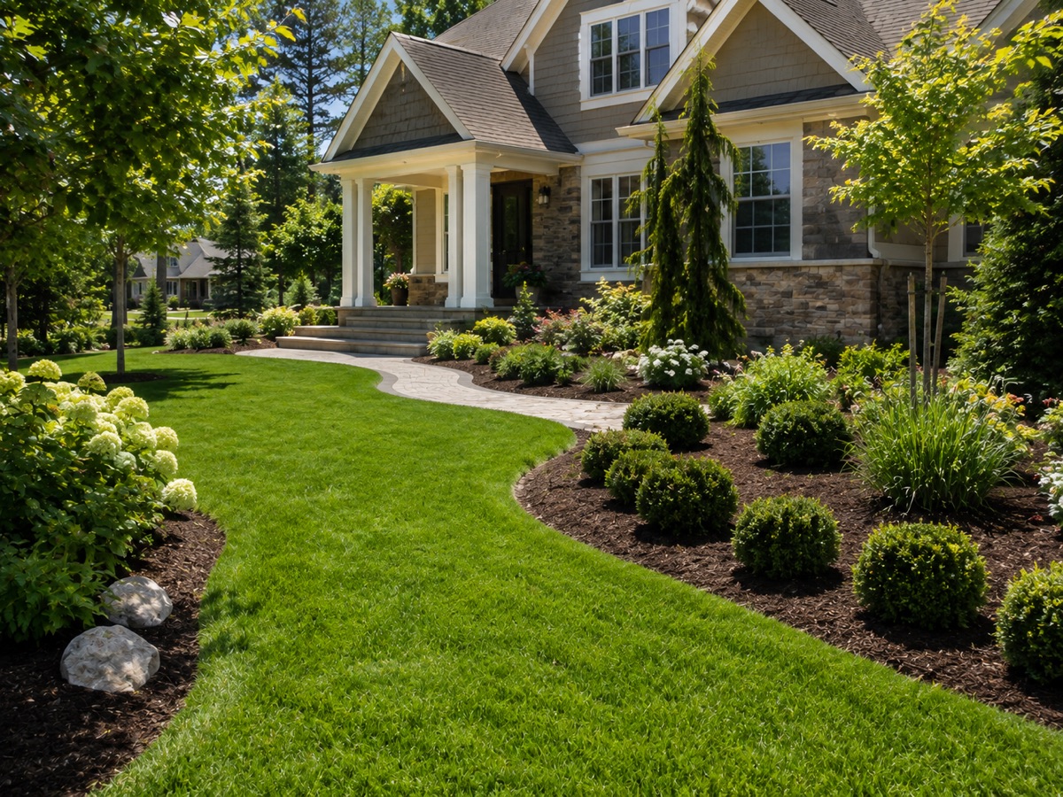 Landscaping project, Booked Then Built